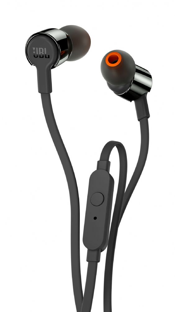 AURICULARES BOTÓN JBL TUNE 210 NEGRO